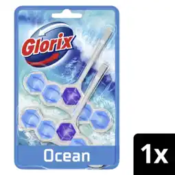 Albert Heijn Glorix Power5 ocean duo pack wc-blok 2-pack aanbieding