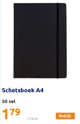 Action Schetsboek A4 aanbieding