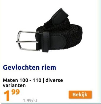 Action Gevlochten riem aanbieding