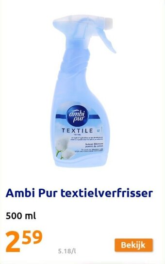 Action Ambi Pur textielverfrisser 500ml aanbieding