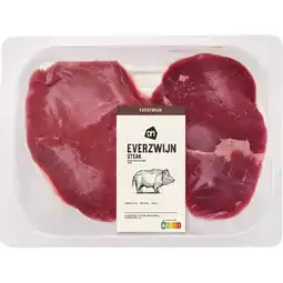 Albert Heijn AH Everzwijn steak bel aanbieding