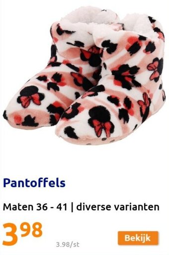 Action Pantoffels aanbieding