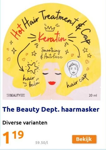 Action The Beauty Dept. haarmasker aanbieding