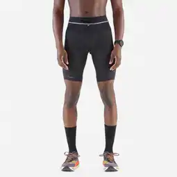Decathlon Korte tight voor hardlopen trail running heren Run 900 Ultra zwart aanbieding