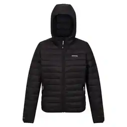 Decathlon Dames Marizion Gewatteerd jack met capuchon (Zwart) aanbieding