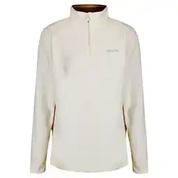Decathlon Geweldige Outdoors Dames Sweetheart 1/4 Zip Fleece Sweater (Ijsbeer Wit) aanbieding