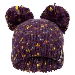 Decathlon Kinderen/Kinderen Ted Pom Pom muts (Potent Paars) aanbieding