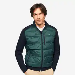 Decathlon Hybride jas voor golf heren CW900 blauw groen aanbieding