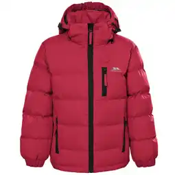Decathlon Jongens Tuff Padded Winterjas (Rood) aanbieding