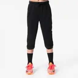 Decathlon 3/4 keepersbroek voor voetbal kinderen F100 zwart aanbieding