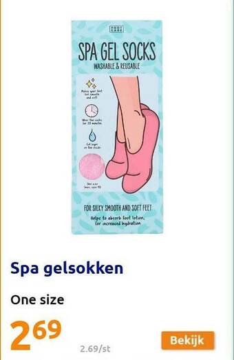 Action Spa Gelsokken aanbieding