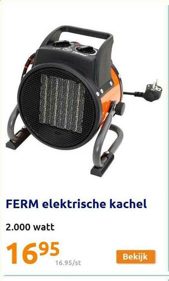 Action Ferm Elektrische Kachel aanbieding