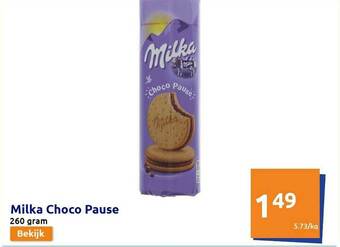 Action Milka Choco Pause aanbieding
