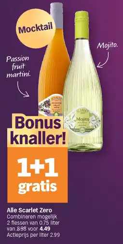 Albert Heijn Alle Scarlet Zero aanbieding