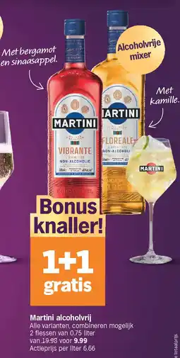 Albert Heijn Martini alcoholvrij aanbieding