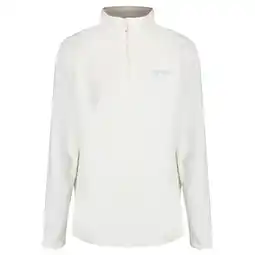 Decathlon Geweldige Outdoors Dames Sweetheart 1/4 Zip Fleece Sweater (Polar Bear Wit) aanbieding