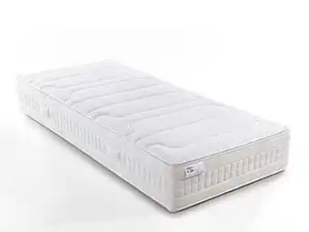 Matelas Velda Grand Duc Deluxe à ressorts ensachés coloris blanc -120x200 cm-Doux