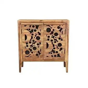 Leen Bakker Dressoir Bielle - naturelkleur - 90x80x35 cm - Leen Bakker aanbieding