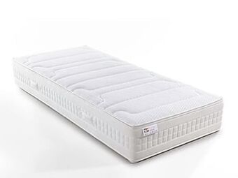 De Matrassen Gigant Matelas Velda Grand Duc Deluxe à ressorts ensachés coloris blanc -140x220 cm-Doux aanbieding