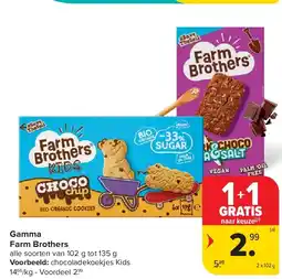 Carrefour Gamma Farm Brothers aanbieding