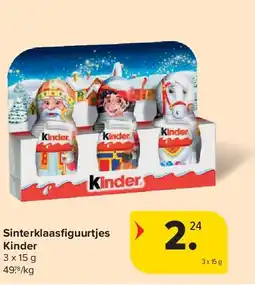 Carrefour Sinterklaasfi guurtjes Kinder aanbieding