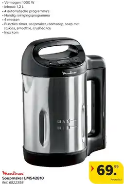 Carrefour Soupmaker LM542810 aanbieding