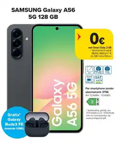 Carrefour SAMSUNG Galaxy A56 5G 128 GB aanbieding