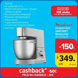 Carrefour Keukenrobot QA810D01 Masterchef aanbieding