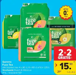 Carrefour Gamma Fuze Tea aanbieding