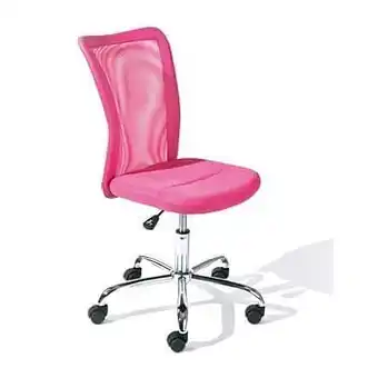 Leen Bakker Bureaustoel Bonnie - roze - Leen Bakker aanbieding