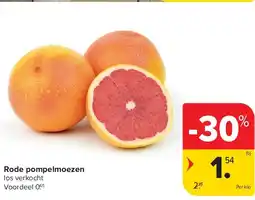 Carrefour Rode pompelmoezen aanbieding