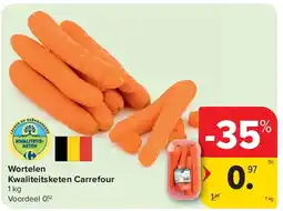 Carrefour Wortelen Kwaliteitsketen Carrefour aanbieding