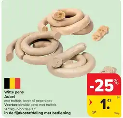 Carrefour Witte pens Aubel aanbieding
