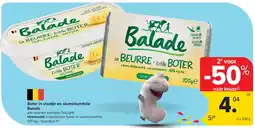 Carrefour Boter in vlootje en aluminiumfolie Balade aanbieding