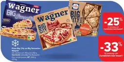 Carrefour Pizza Big City en Big Sensation Wagner aanbieding