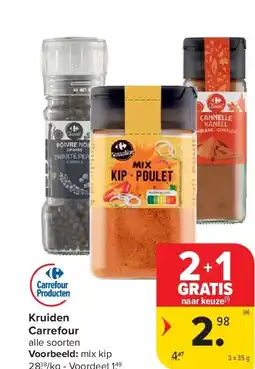 Carrefour Kruiden Carrefour aanbieding