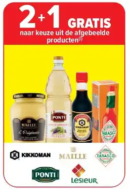 Carrefour naar keuze uit de afgebeelde producten aanbieding