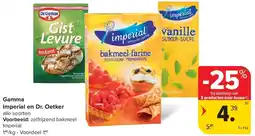 Carrefour Gamma Imperial en Dr. Oetker aanbieding