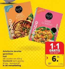 Carrefour Aziatische bereide gerechten Isali aanbieding
