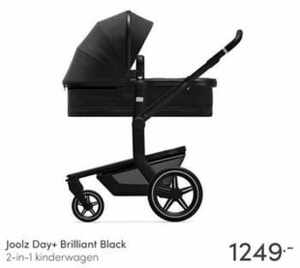 Baby & Tiener Joolz day+ brilliant black 2-in-1 kinderwagen aanbieding