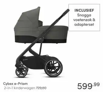 Baby & Tiener Cybex e-priam 2-in-1 kinderwagen aanbieding