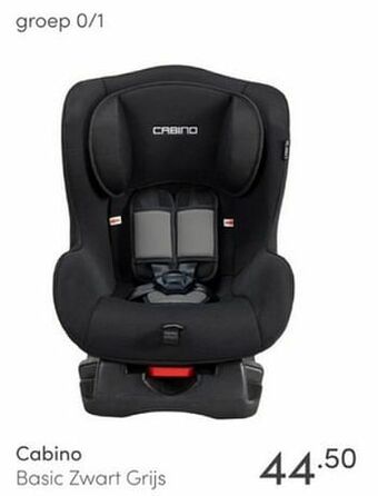 Baby & Tiener Cabino basic zwart grijs aanbieding