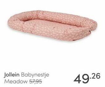 Baby & Tiener Jollein babynestje meadow aanbieding