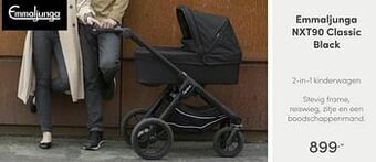 Baby & Tiener Emmaljunga nxt90 classic black 2-in-1 kinderwagen aanbieding