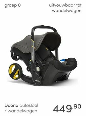 Baby & Tiener Doona autostoel - wandelwagen aanbieding