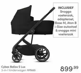 Baby & Tiener Cybex balios s lux 3-in-1 kinderwagen aanbieding