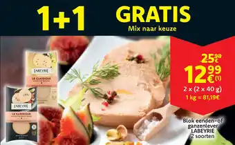 Blok eenden-of ganzenlever labeyrie