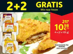 Cora Gepaneerde kip maiski aanbieding