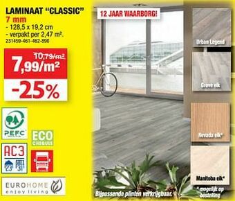 Hubo Laminaat classic aanbieding