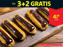 Cora Eclairs met chocolade aanbieding